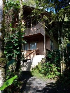 A Casa Divina cabin in the forest